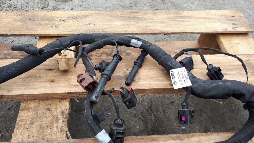 фото №10, A4 b9 8w джгут електропроводка двигуна 3.0 tdi crt
