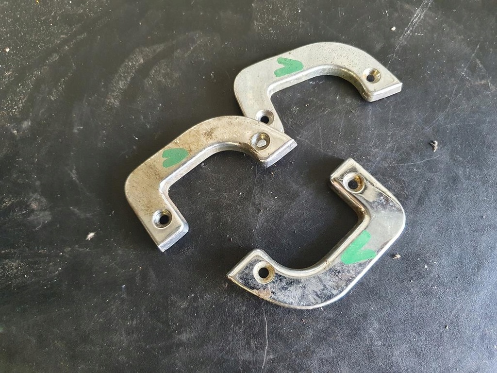 фото №10, Mercedes w114 w115 захист замка двері хром