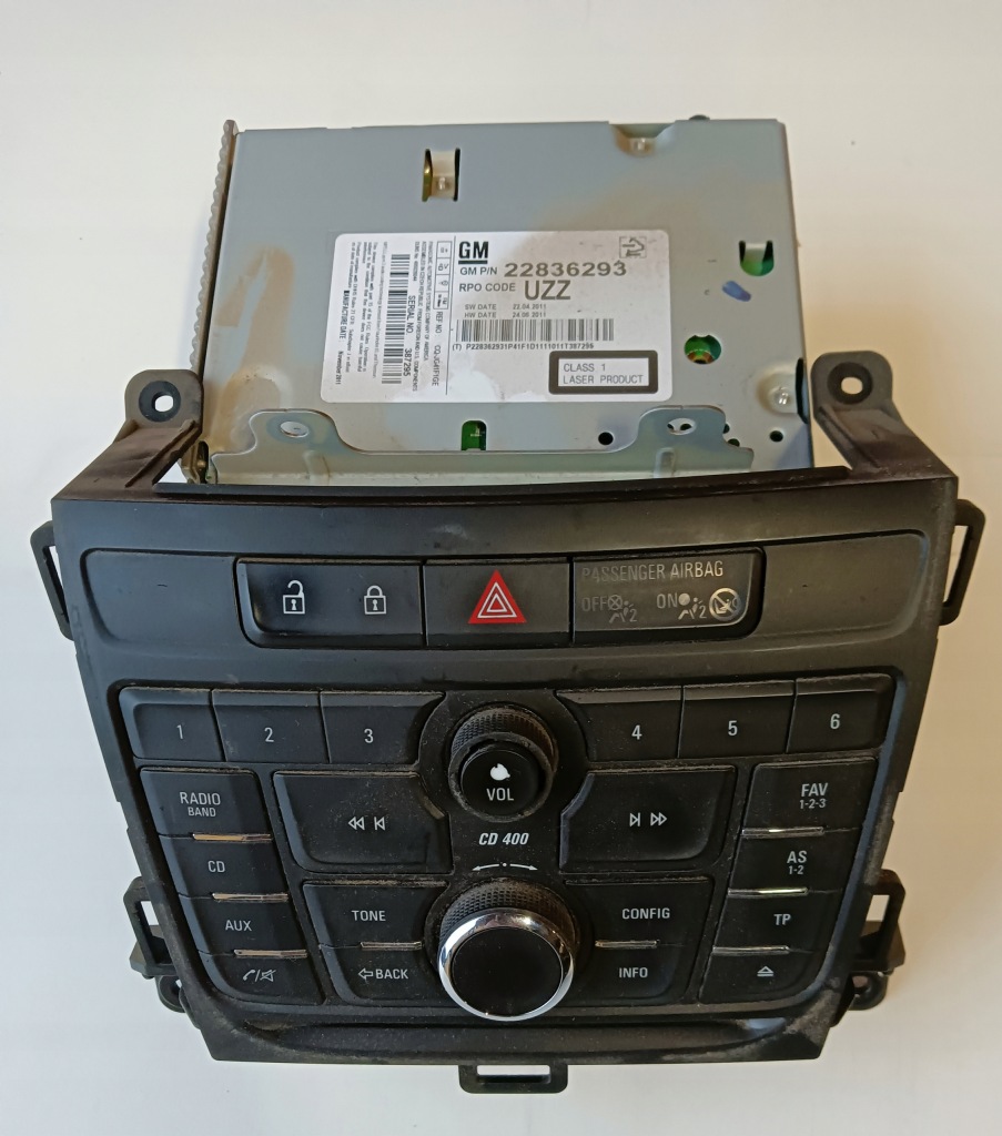 фото №5, Радіо cd 400 opel zafira c kod!!!