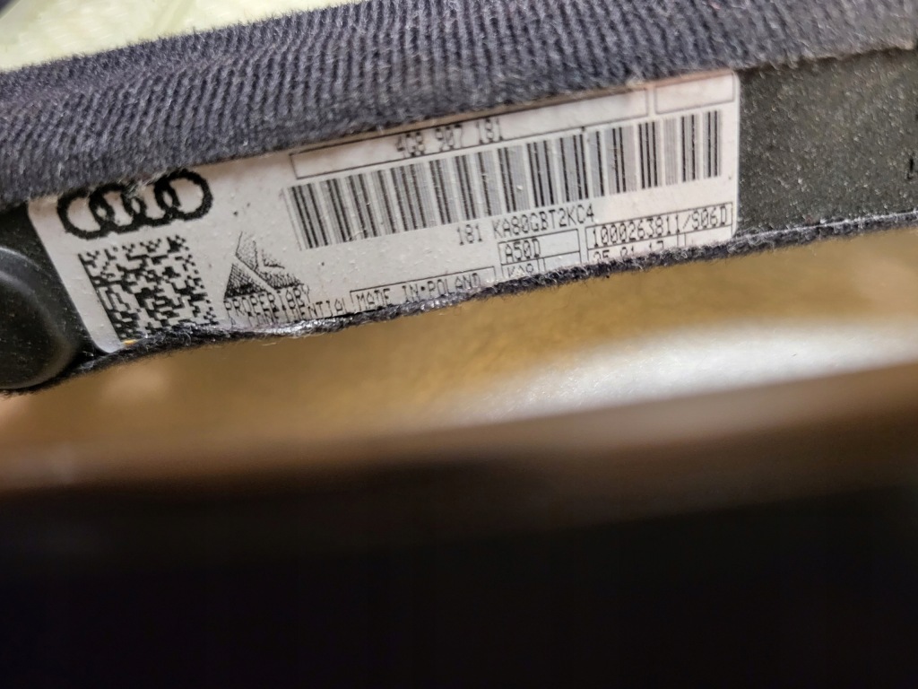 Купить Сиденье правый  перед пассажира вентилируемый подушка безопасности audi a6 c7 европа  valcona nogaut