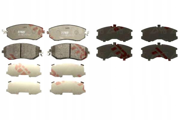 фото №1, Trw тормозные колодки тормозные subaru перед forester impreza