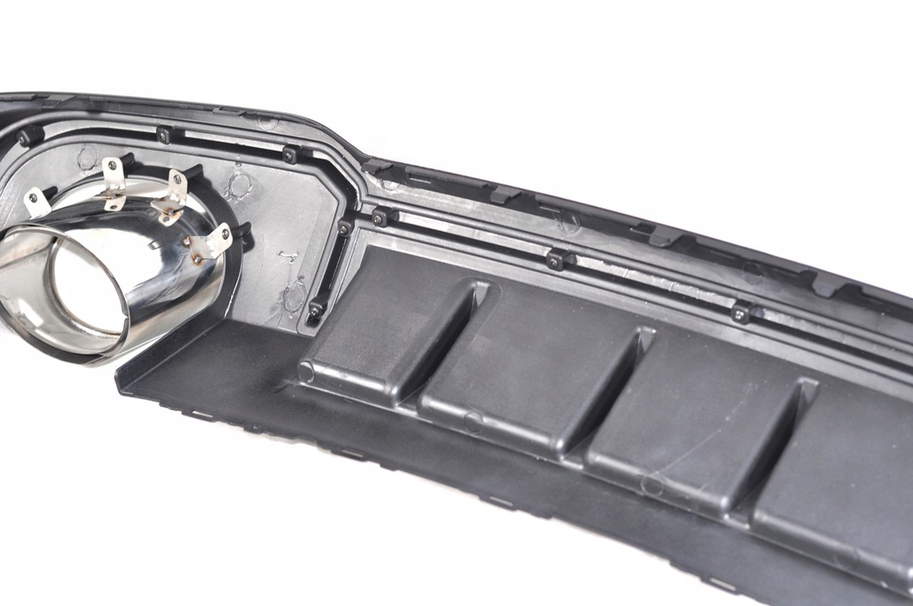 фото №11, Спойлер бампера audi a3 8v lift 16-20 образец rs3 full black диффузор накладка