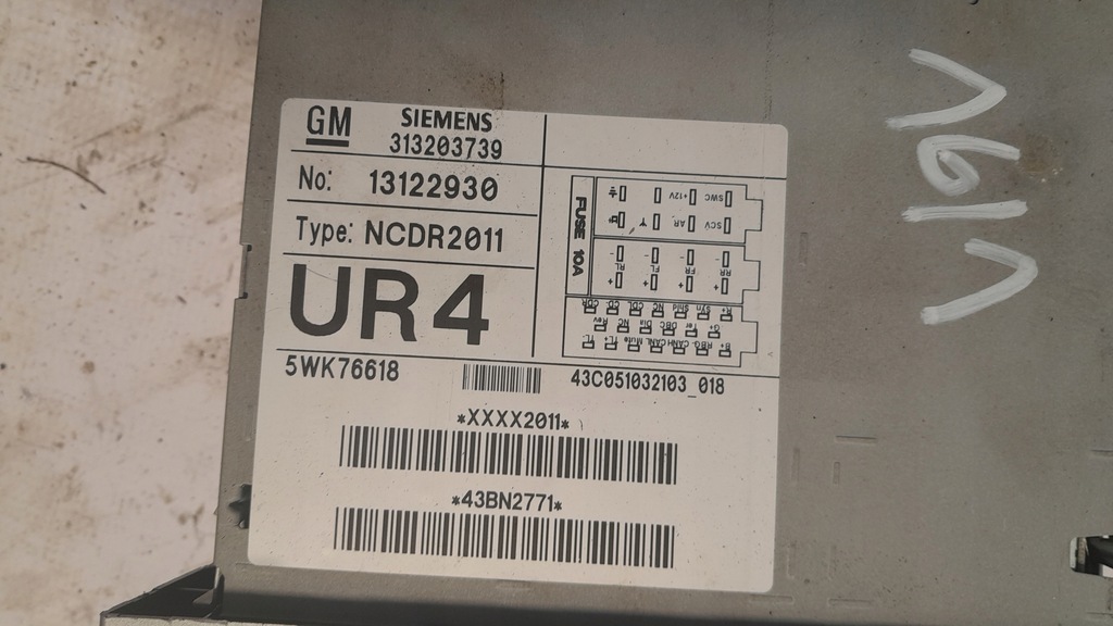 фото №3, Opel meriva a радио заводской cd 13122930