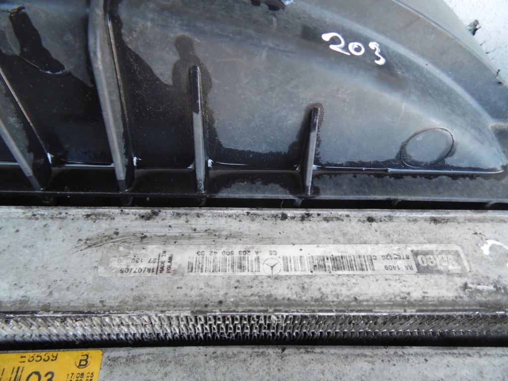 фото №3, Радіатор вентилятор комплект mercedes slk r 171