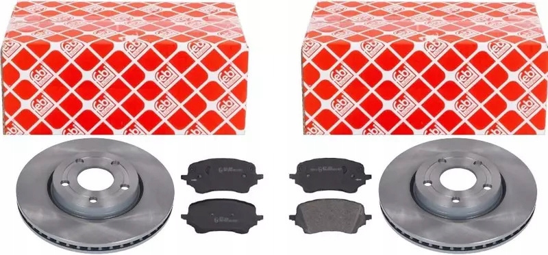 фото №1, Febi тормозные диски+ тормозные колодки перед ford puma 278mm