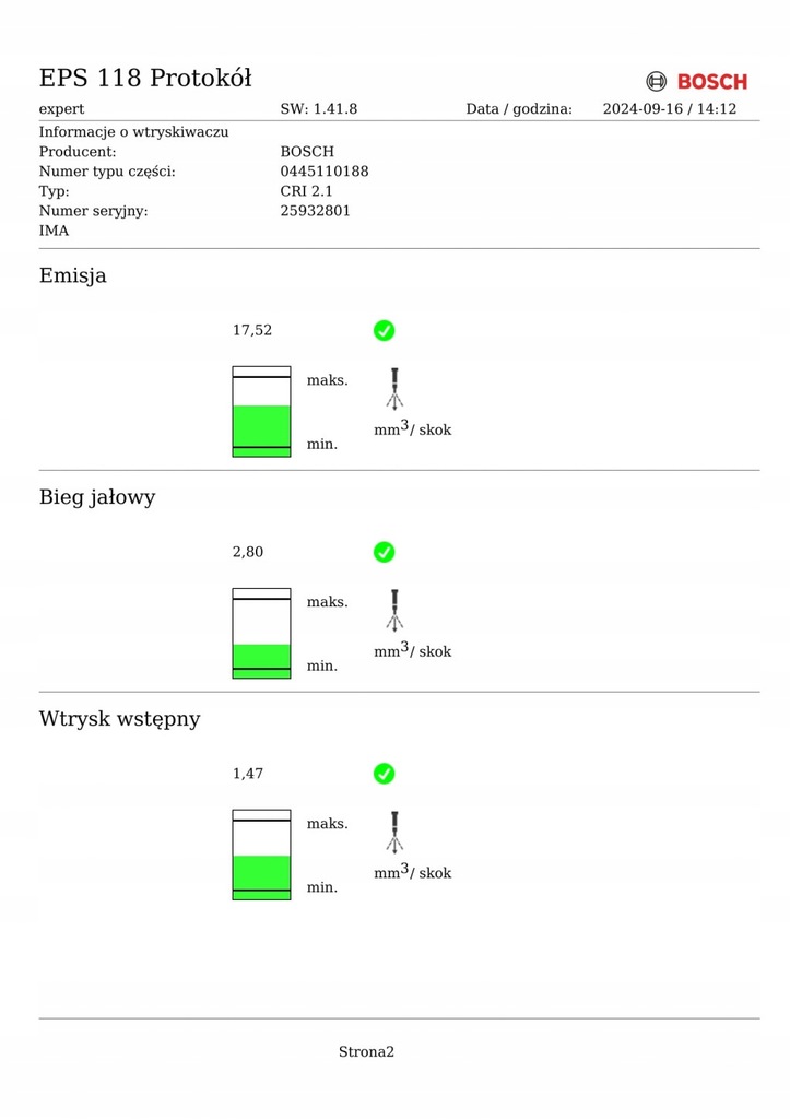фото №6, Peugeot 307 1.6hdi форсунка bosch 0445110188 проверенный