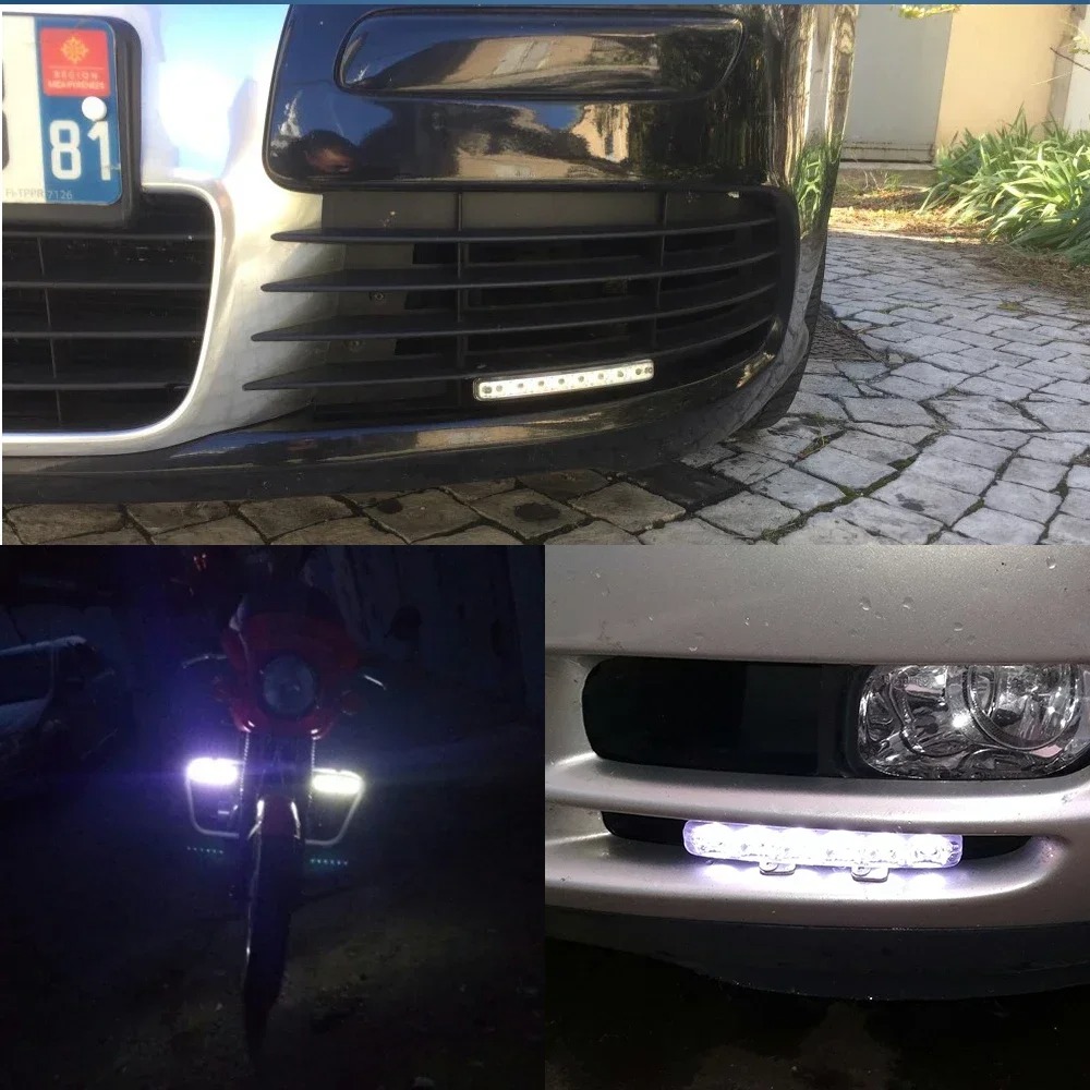 Свет фонари к движение dziennej фонари к автомобиля 8 smd led drl автоматическая коробка передач Оригинал