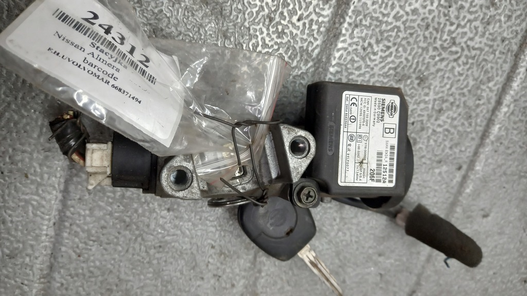 фото №1, Замок зажигания nissan almera