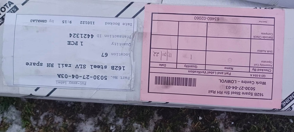 фото №9, Рейлинги кровельные toyota corolla ts e21 774339452