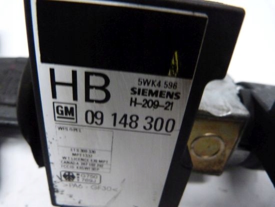 фото №3, Бортовий комп'ютер імобілайзер 0281001633 opel vectra b 2.0 dtl