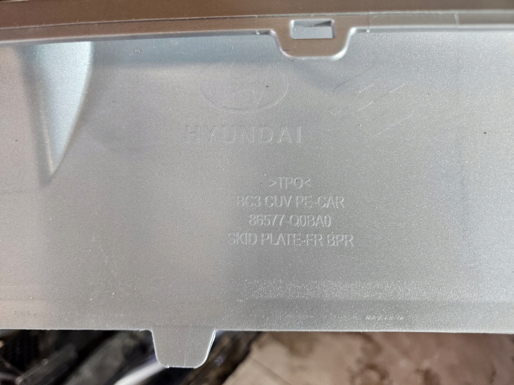 Купити Hyundai bayon рестайлінг  24- спойлер накладка бампера перед 86577-q0ba0