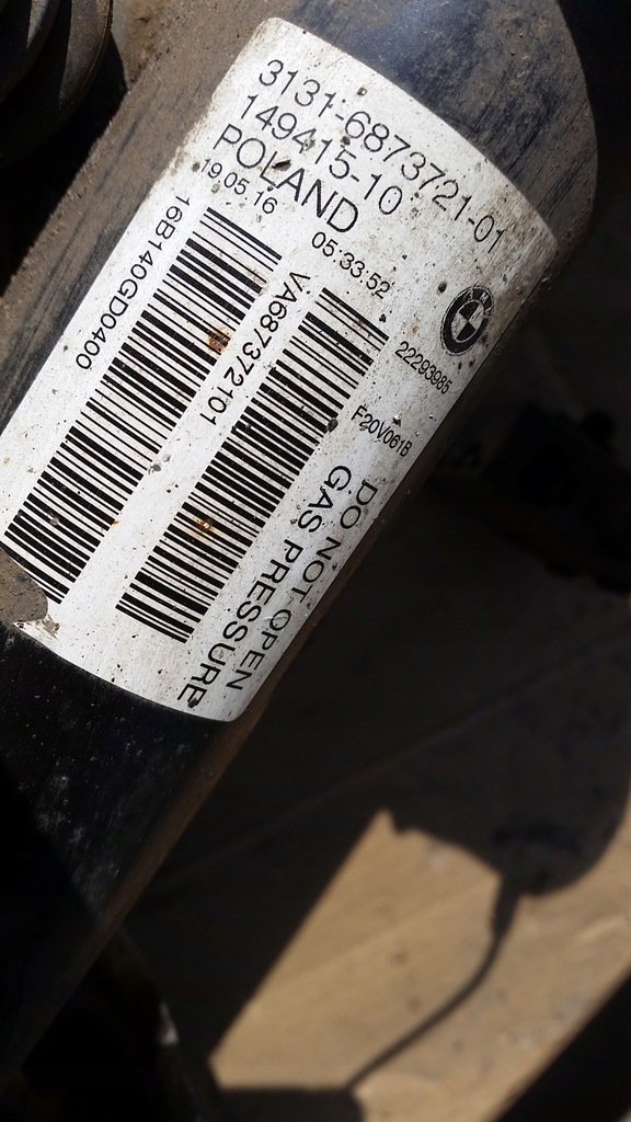 фото №7, Подвеска правое поворотный кулак суппорт bmw 1 f20 f21