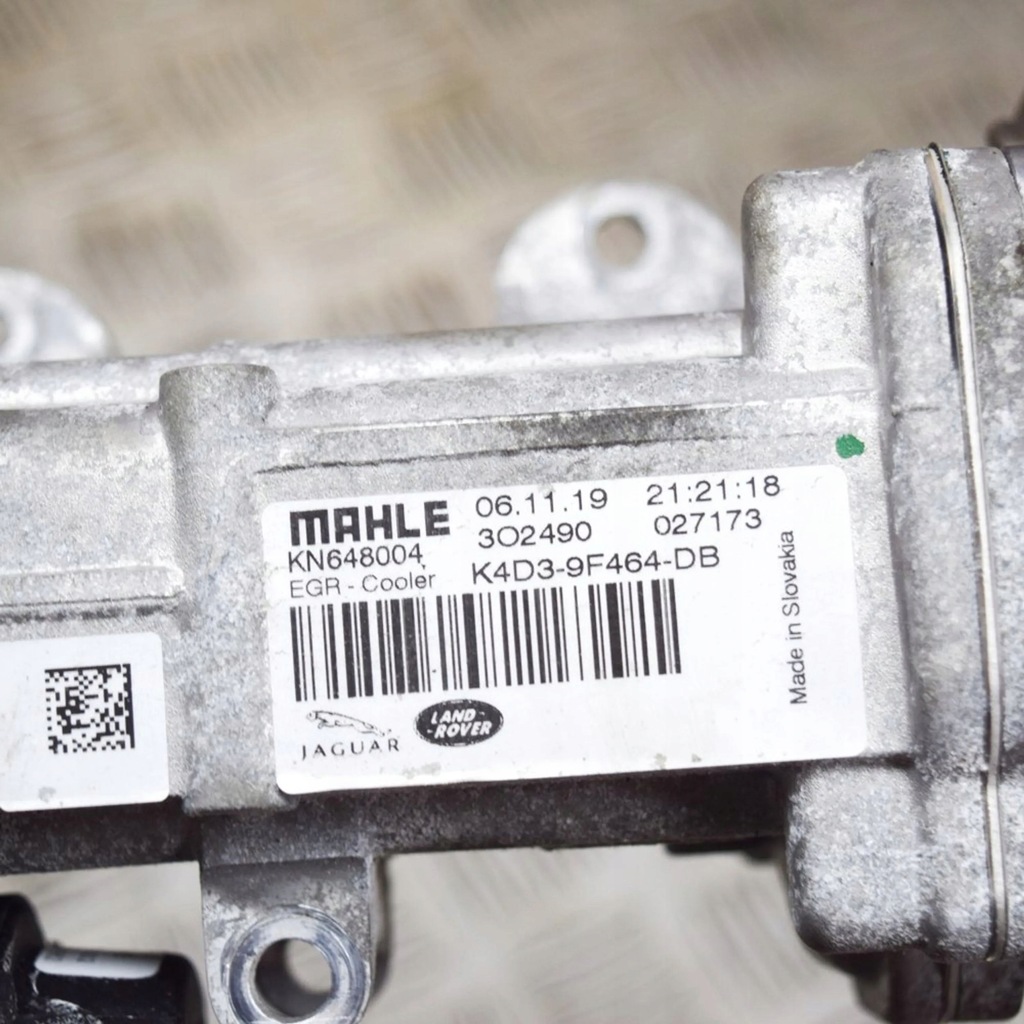 фото №7, Jaguar e-pace 2020 радиатор выхлопных газов egr