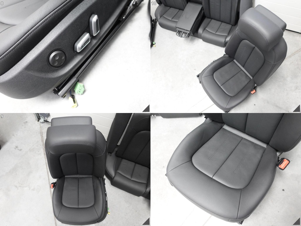 Купити Audi a7 4g8 c7 lift 10-18 сидіння заднє сидіння czarna шкіра електричний