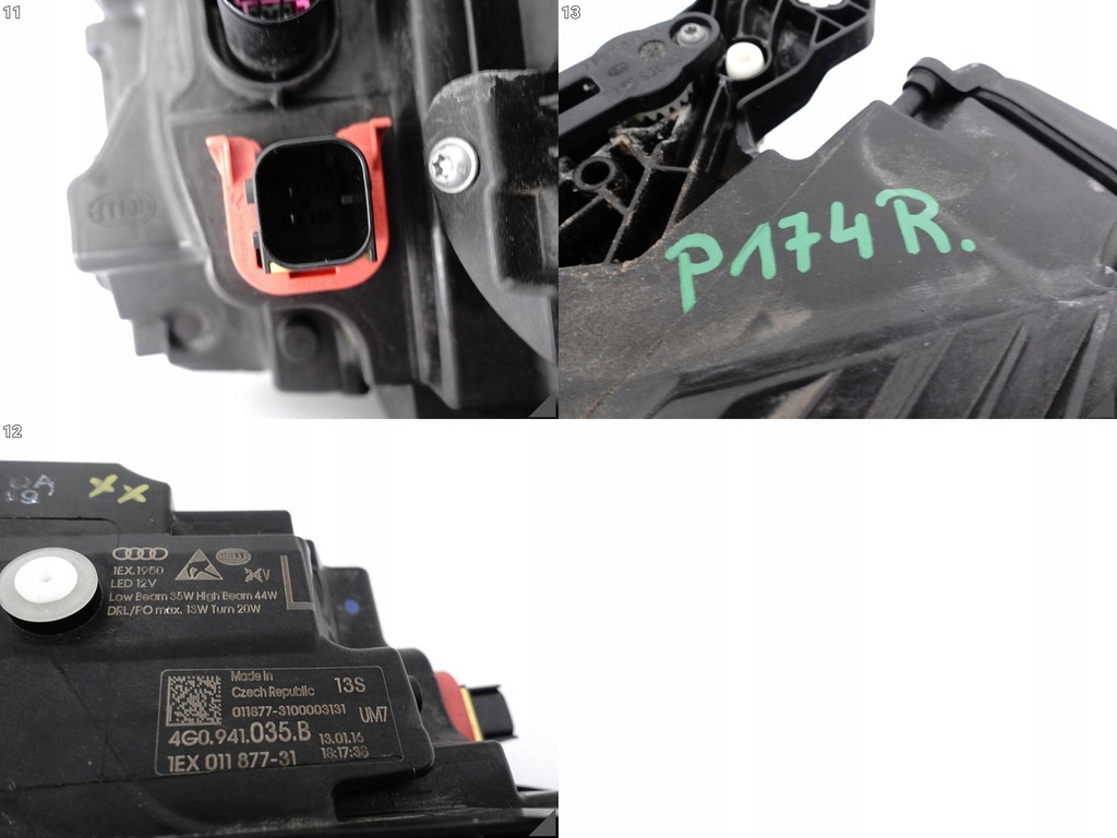 фото №12, Audi rs6 4g0 lift c7 14-18 matrix full led лампа ліва перед europa 035b