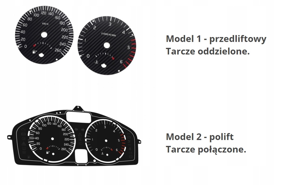 фото №6, Volvo c30 s40 v50 c70 гальмівні диски спідометра dark карбон