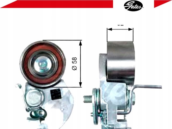 фото №2, Ролик натяжителя ремень распределительного вала [gates]