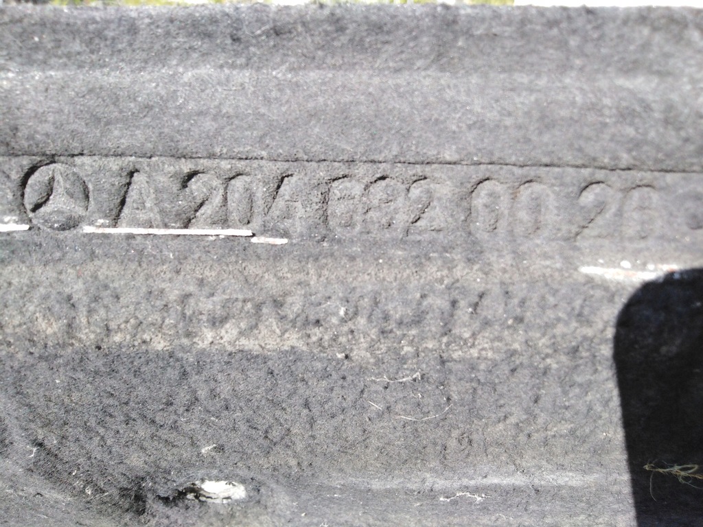 фото №7, Mercedes c w204 2,2 cdi кронштейн шумоізоляція капот кліпси