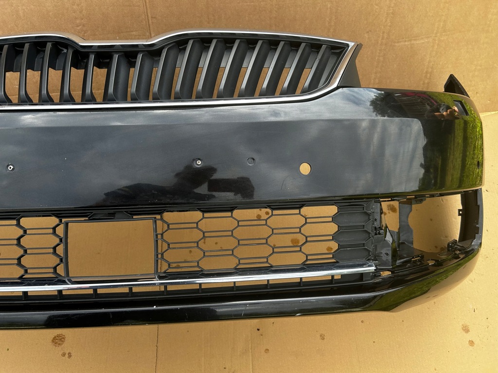 фото №6, Skoda rapid решітка радіатора бампер перед передній 4xpdc омивачі