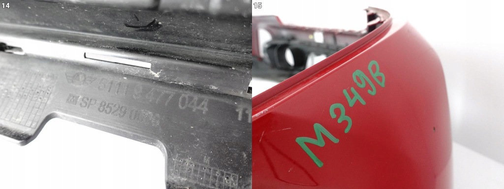 фото №12, Mini cooper countryman ii f60 s lift lci all4 20-23 бампер спойлер перед