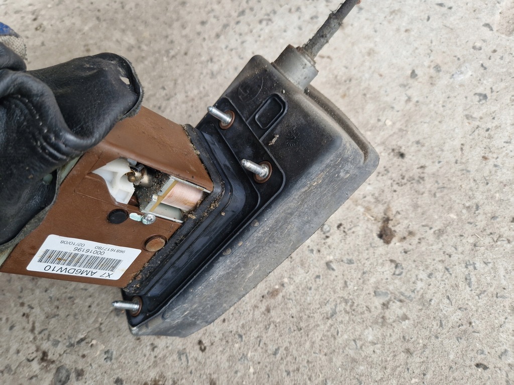 фото №10, Домкрат выборщик передач ручка citroen c5 iii x7 2.0 hdi автоматическая коробка передач 9681617780