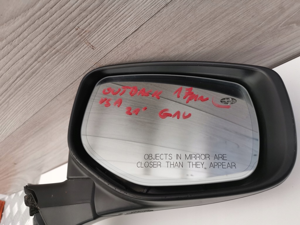 фото №15, Subaru outback vi 2020- дзеркало праве 17 pin usa