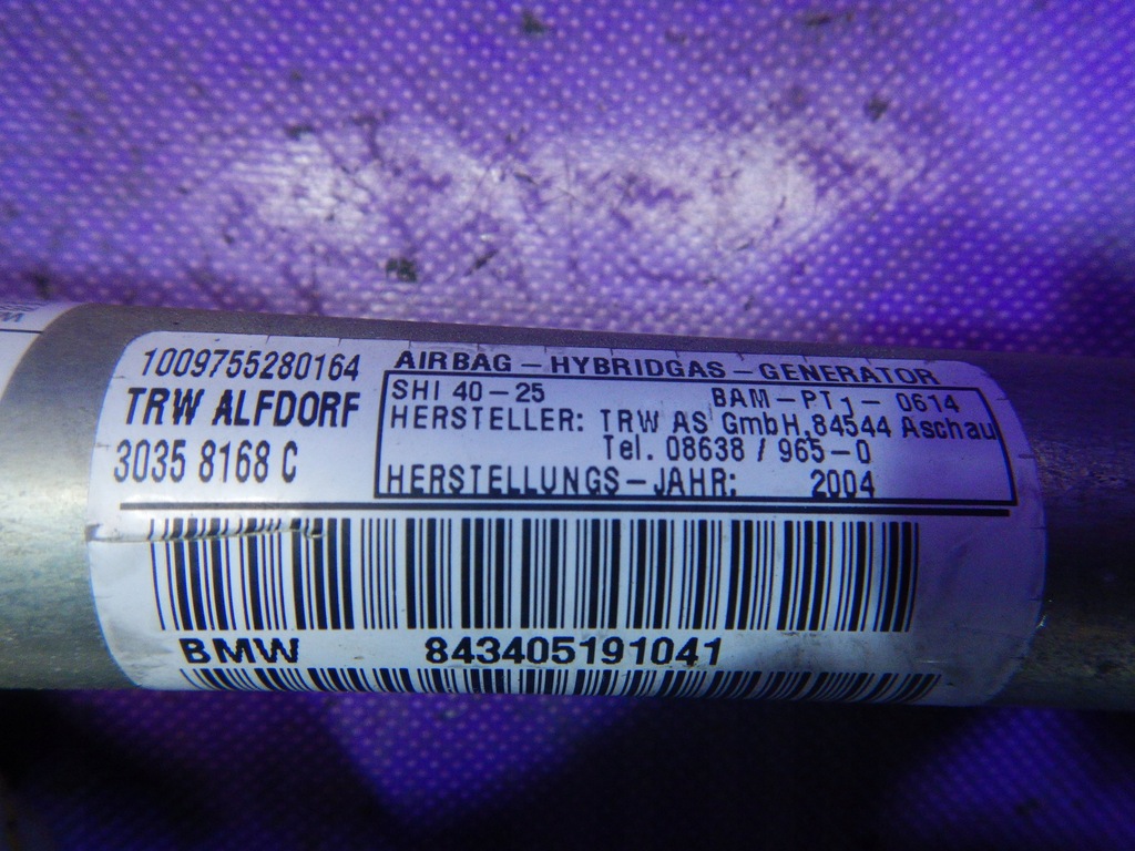 фото №5, Bmw x3 e83 03- подушка безпеки шторка безпеки ліва 853405192045