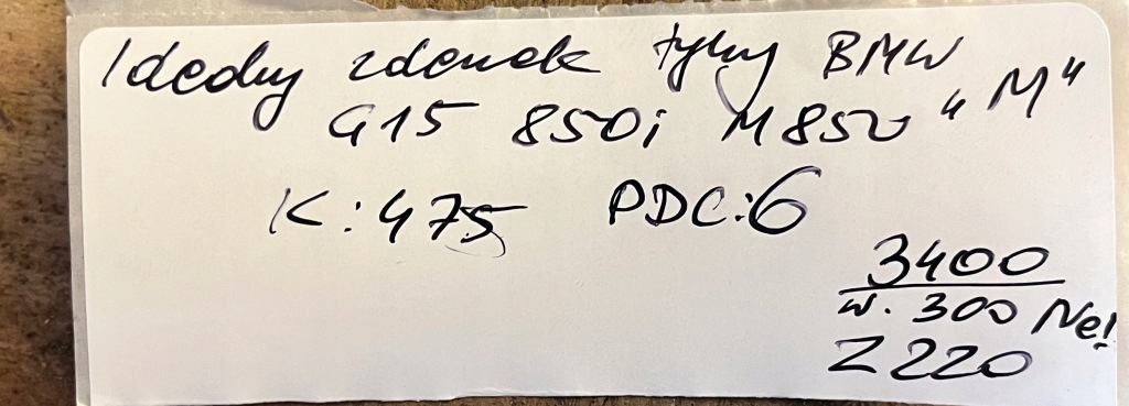 Idealny бампер задний m bmw g15 850i m850 цвет: 475 pdc: 6 1 с Разборки