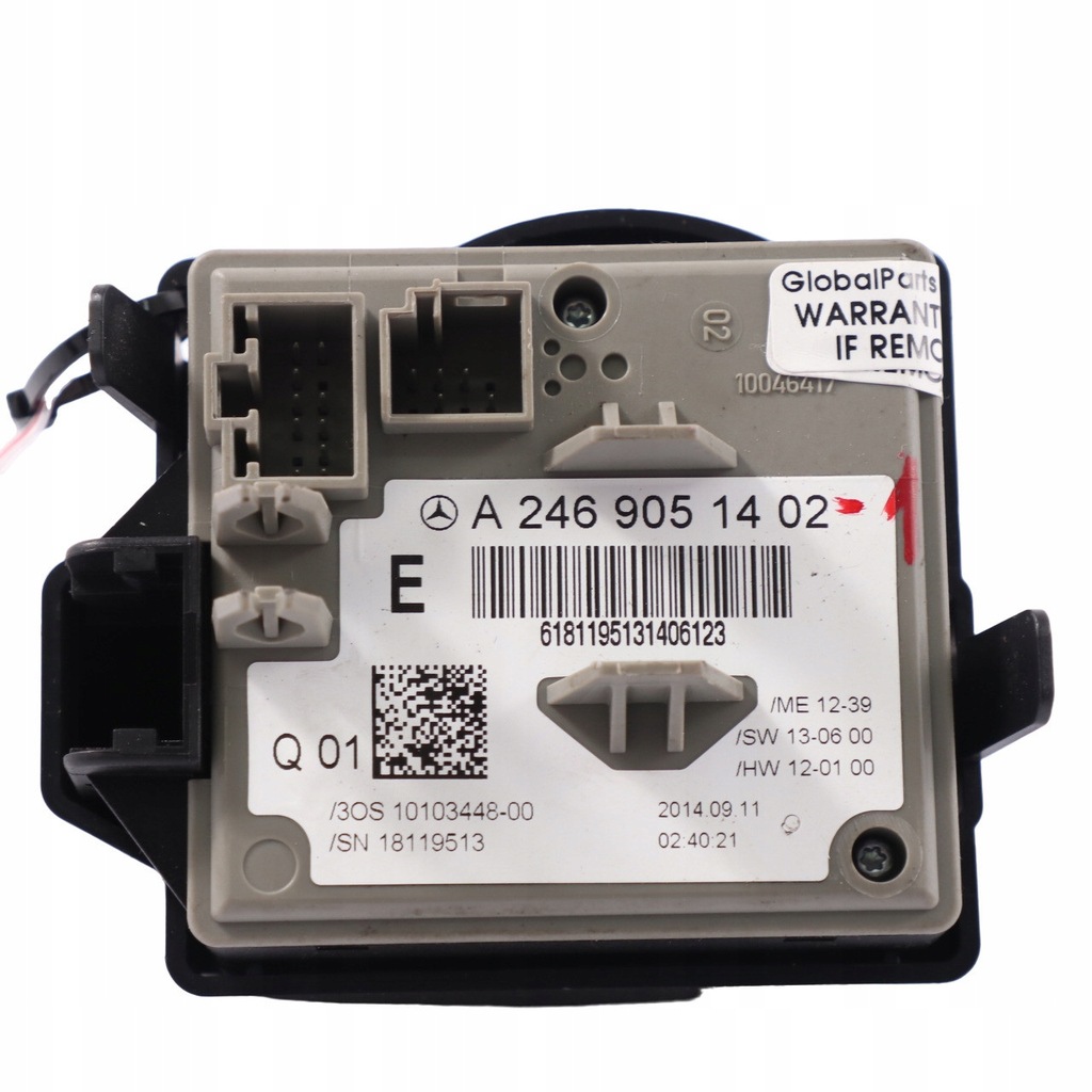 фото №11, Mercedes w176 w246 замок запалювання замка зчитувач ключа a2469051402