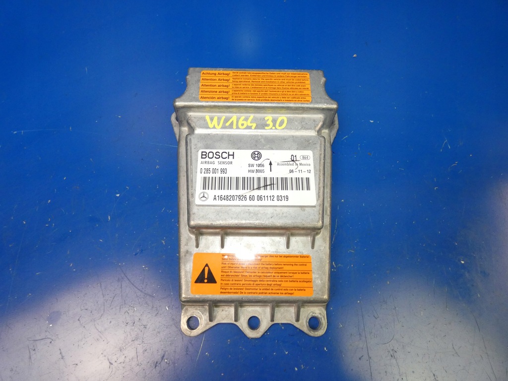 фото №2, Mercedes ml w164 r w251 модуль подушек air bag