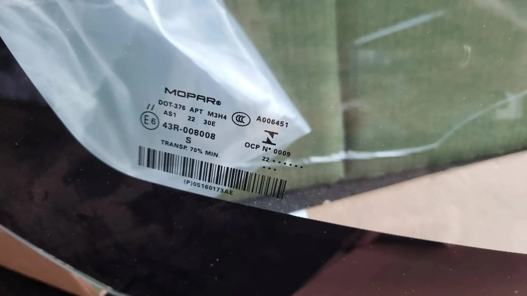 фото №6, Стекло лобовое перед передний jeep patriot 08-17r nowa оригинал