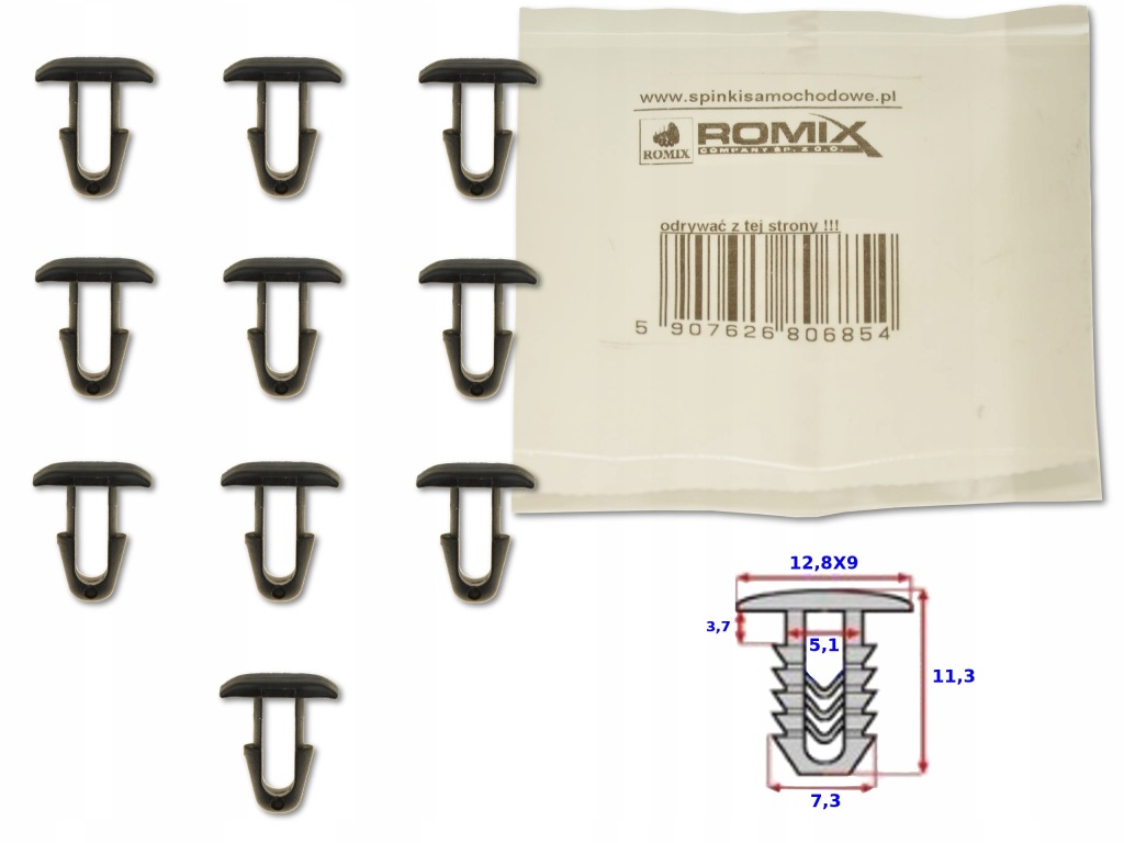 Купить Toyota land cruiser 100 98- клипса штифт уплотнители