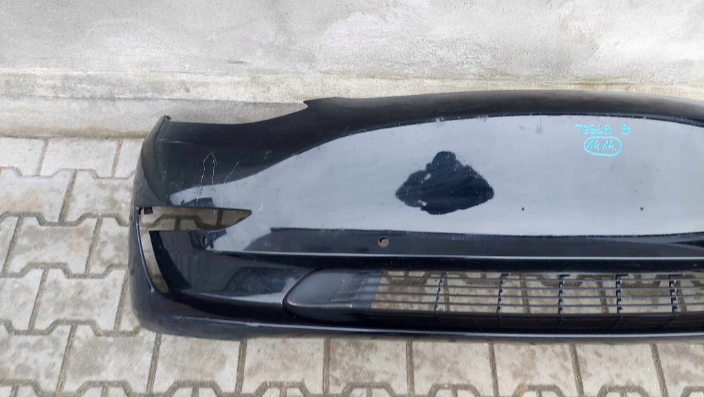 фото №3, Tesla model 3 бампер перед передній 1414