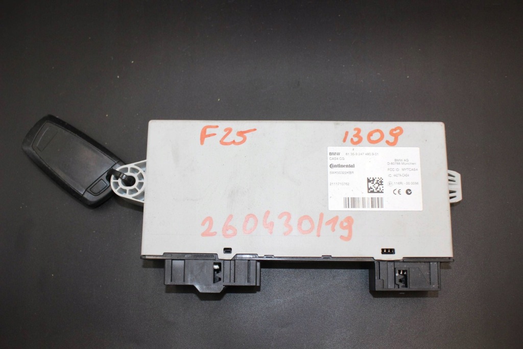 Купить Bmw x3 f25 9247480 блоки управления cas 1 ключ