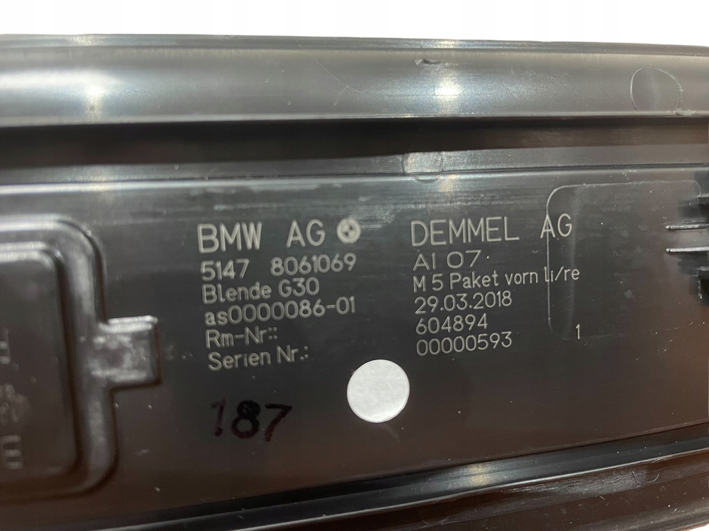 фото №5, Молдинг поріг підсвічена перед bmw m5 f90