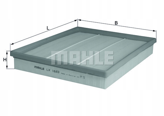 фото №2, Lx1683 knecht фільтр повітря opel