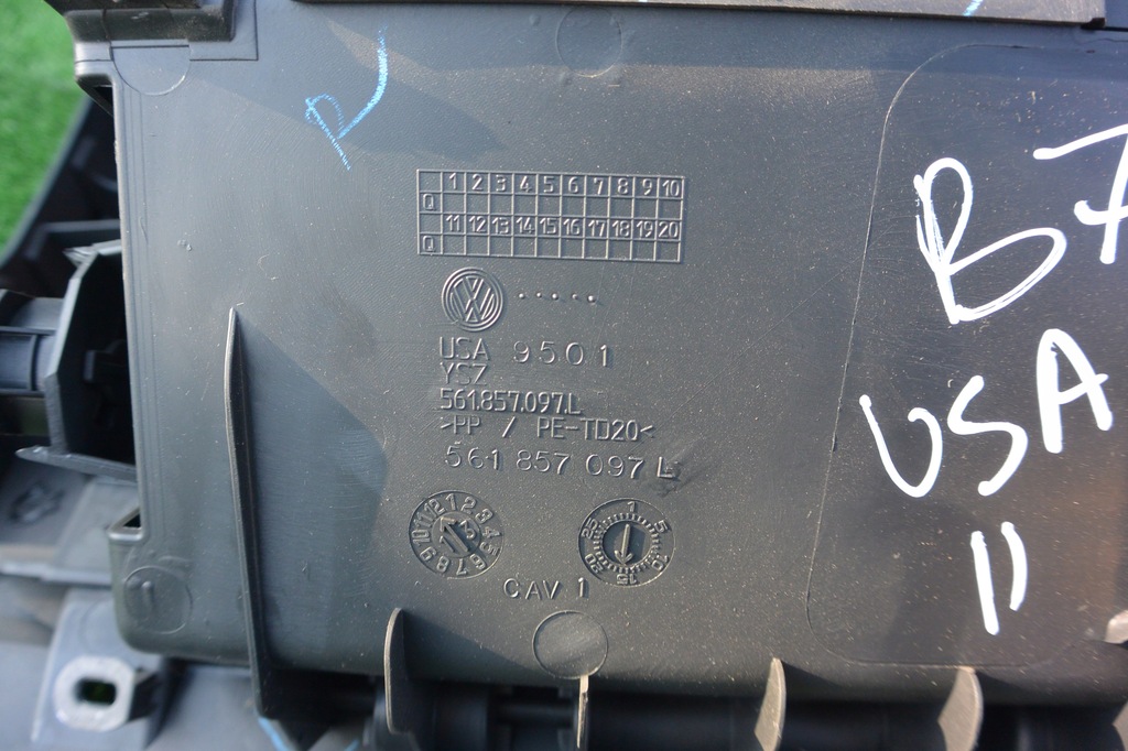 фото №9, Бардачок пасажира vw passat b7 b8 usa