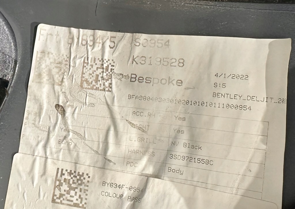 фото №7, Bentley continental gt gtc перед бампер 3sd807437