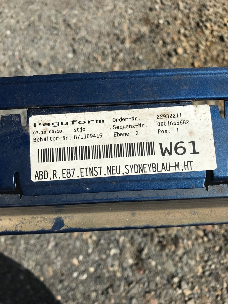 фото №7, Молдинг поріг права bmw 1 e87 a19/5