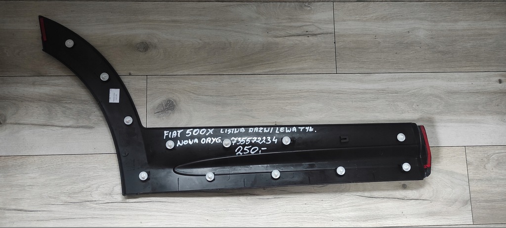 фото №4, Fiat 500 x молдинг дверь левая задняя nowa оригинал.