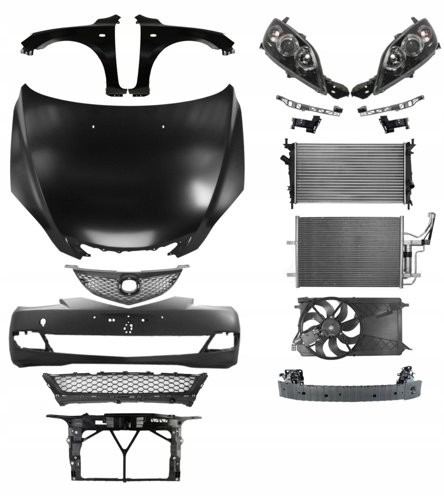 фото №1, Mazda 3 хетчбек 06-09 капот бампер крила pas