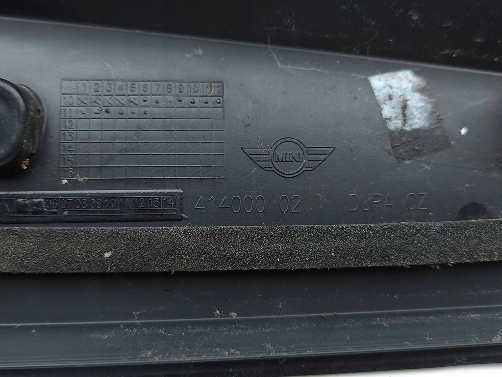 фото №6, 2012 mini cooper countryman r60 молдинг скло задній 9801548