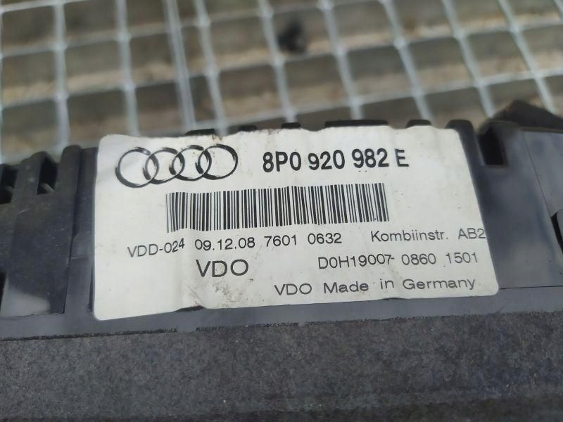 фото №6, Лічильник прилади europa audi a3 8p tsfi 8p0920982e