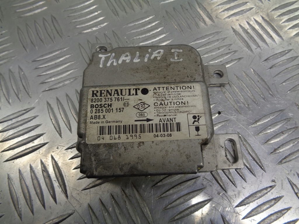 фото №1, Модуль подушка безопасности renault thalia i 8200375761