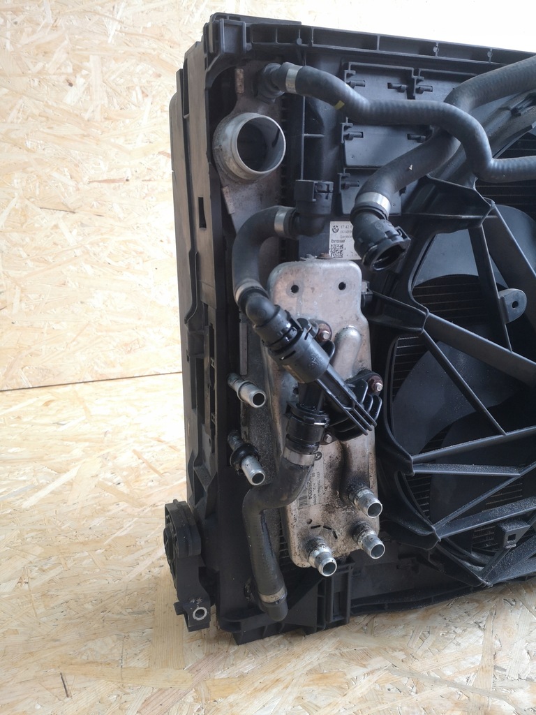 фото №13, Bmw f02 750 i радиатор вентилятор комплект охладитель