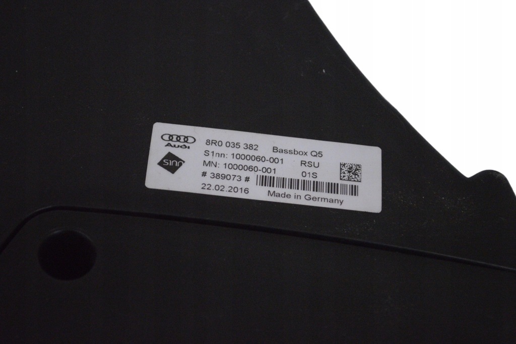 фото №6, Динамік сабвуфер audi sq5 1000104-001 tdi 8r 2016 rhd