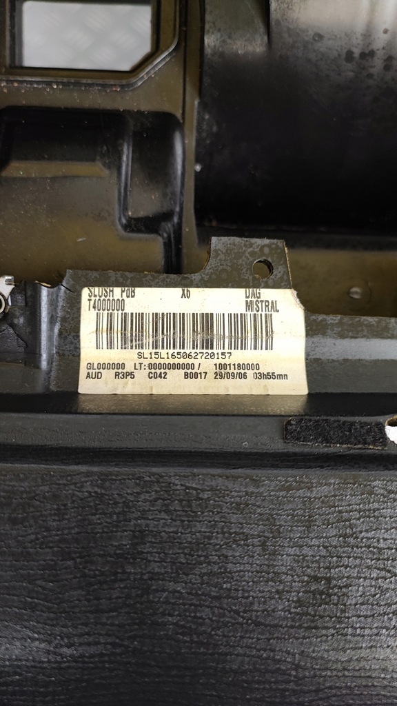 фото №15, Pulpit панель приладів приладова панель приладів консоль подушка безпеки пасажира citroen c6