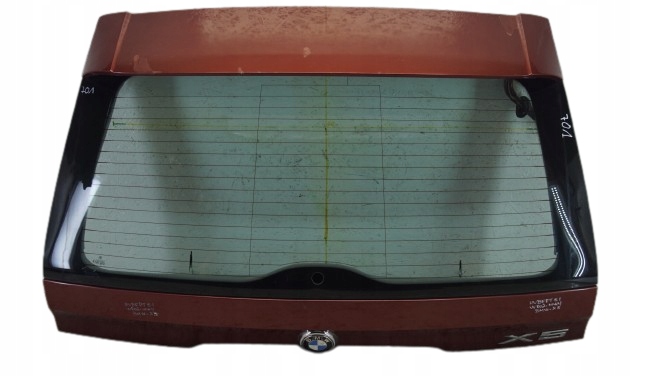 фото №1, Кришка багажника скло багажника задня bmw x5 e53