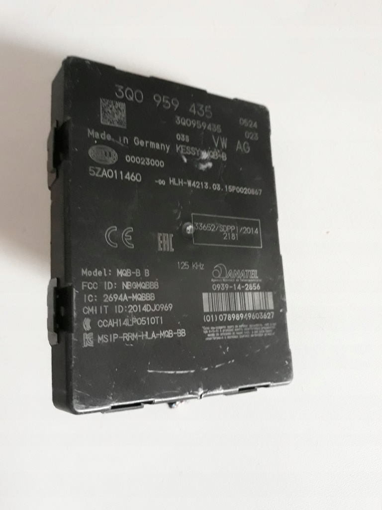 фото №1, Блок управления модуль kessy vw passat b8 3q0959435 2.0