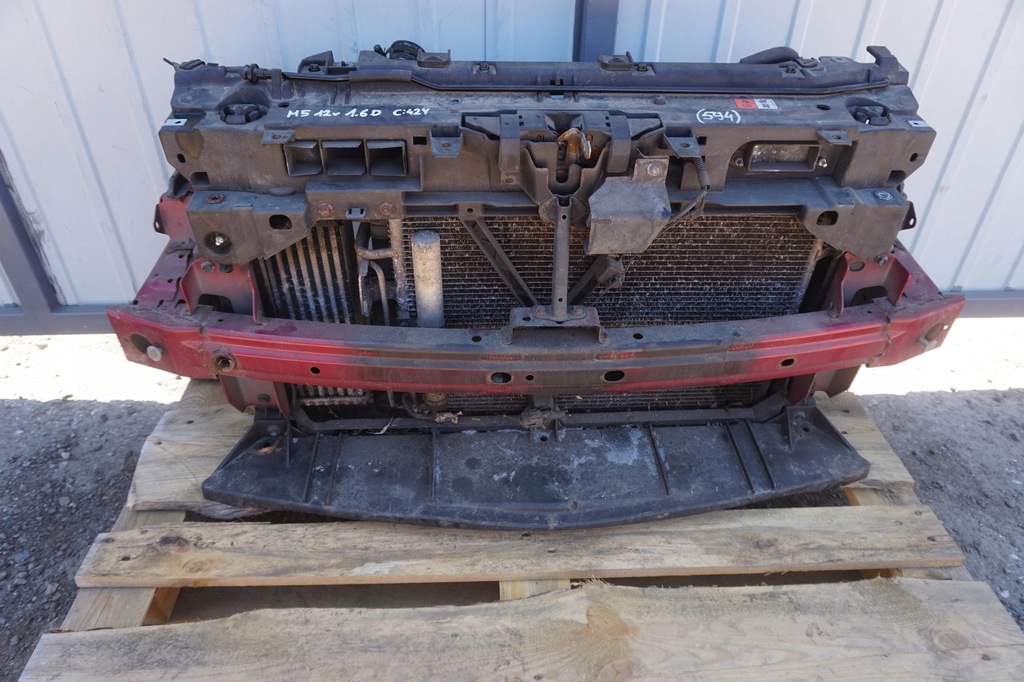 фото №1, Mazda 5 ii cw pas передний радиатор wody вентилятор 1.6diesel 2011rok 42y